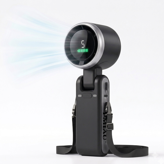 15-HOURS Runtime‼️. PMIAU Portable Mini Fan 5000mAh  Rechargeable USB Desk Fan, 5 Speeds